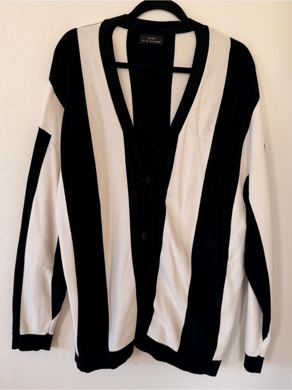 ZARA Stripe Cardigan Size L